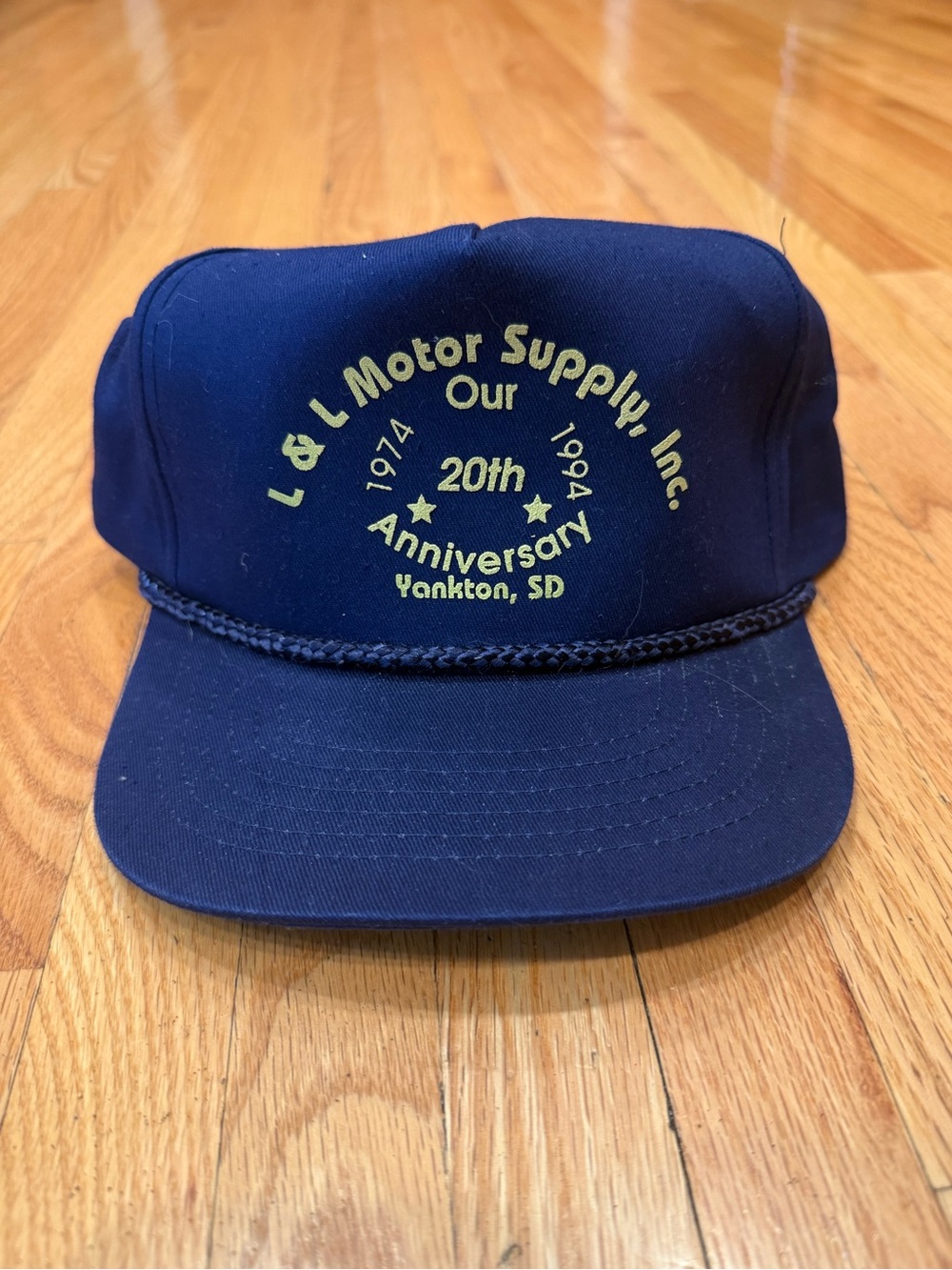 L & L Motor Supply 20th Anniversary Navy Trucker Hat